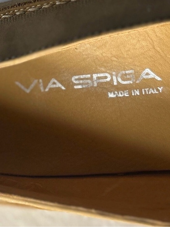 Via Spiga Tan Leather Driving Loafers - Premium Italian Made - EUC main image 9